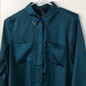 Pretty Emerald Green Blouse